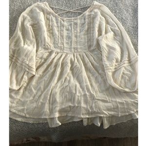 American Eagle Peasant Top! Size- small!